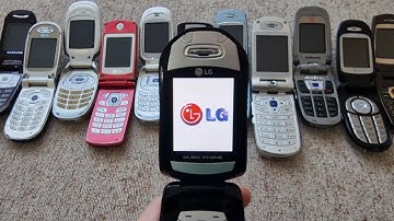 My Samsung & LG flip phones startups and shutdowns