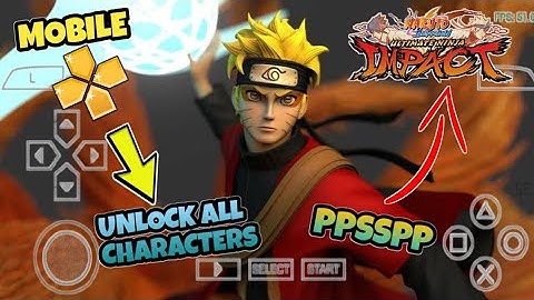 NARUTO SHIPPUDEN ULTIMATE NINJA IMPACT UNLOCK ALL CHARACTERS PPSSPP FOR ANDROID FULL TUTORIAL
