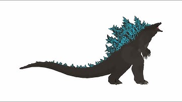 Pivot Animator - Godzilla Roaring