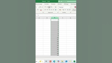 Créer une série personnalisée sur Excel #excel #excelpourdébutants