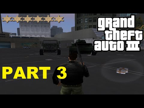 GTA 3 - 6 star wanted level playthrough - Part 3