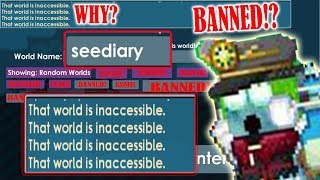 World SEEDIARY is BANNED  | GROWTOPIA