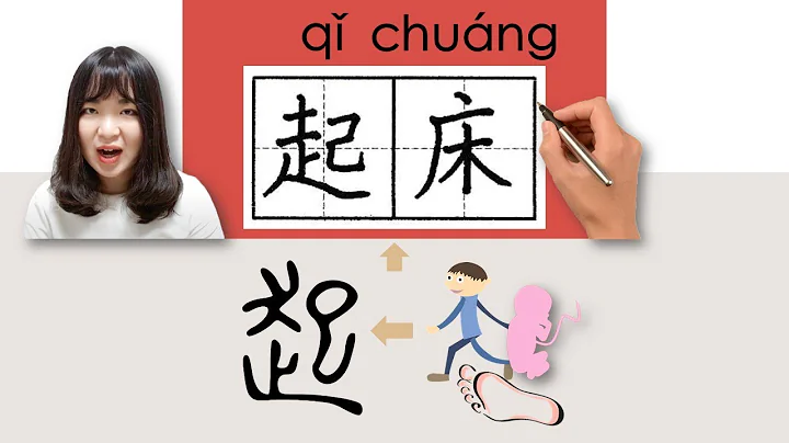 #newhsk1 _#hsk2 How to Pronounce/Say/Write:起床/qichuang/(get up)Chinese Vocabulary/Character/Radical - DayDayNews