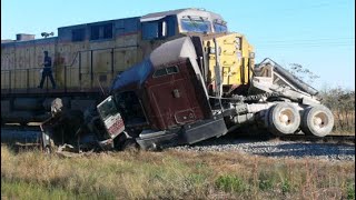 Top 10 Train vs Truck Compilation 2019 Vol#1