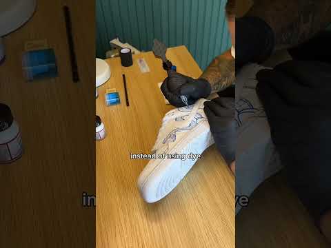Tattooed shoes that