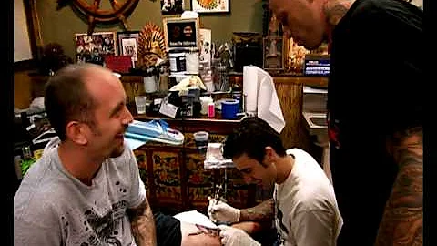 Miami Ink - Tim Hendricks tattoos Chris Garver