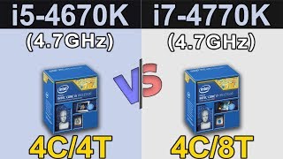 i5-4670K (4.7GHz) OC Vs. i7-4770K (4.7GHz) OC | GTX 980 Ti OC | New Games Benchmarks