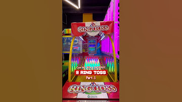 JACKPOT AT RING TOSS 🤯 | Part 1 | Timezone Games | Arcade Games #gameshorts #arcadegames