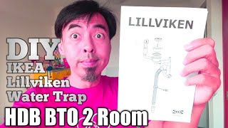 twist heroïne prijs HDB BTO 2 Room DIY Ikea Lillviken Water Trap process - YouTube