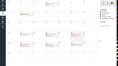 Adding Assignments Using Your Calendar on Canvas