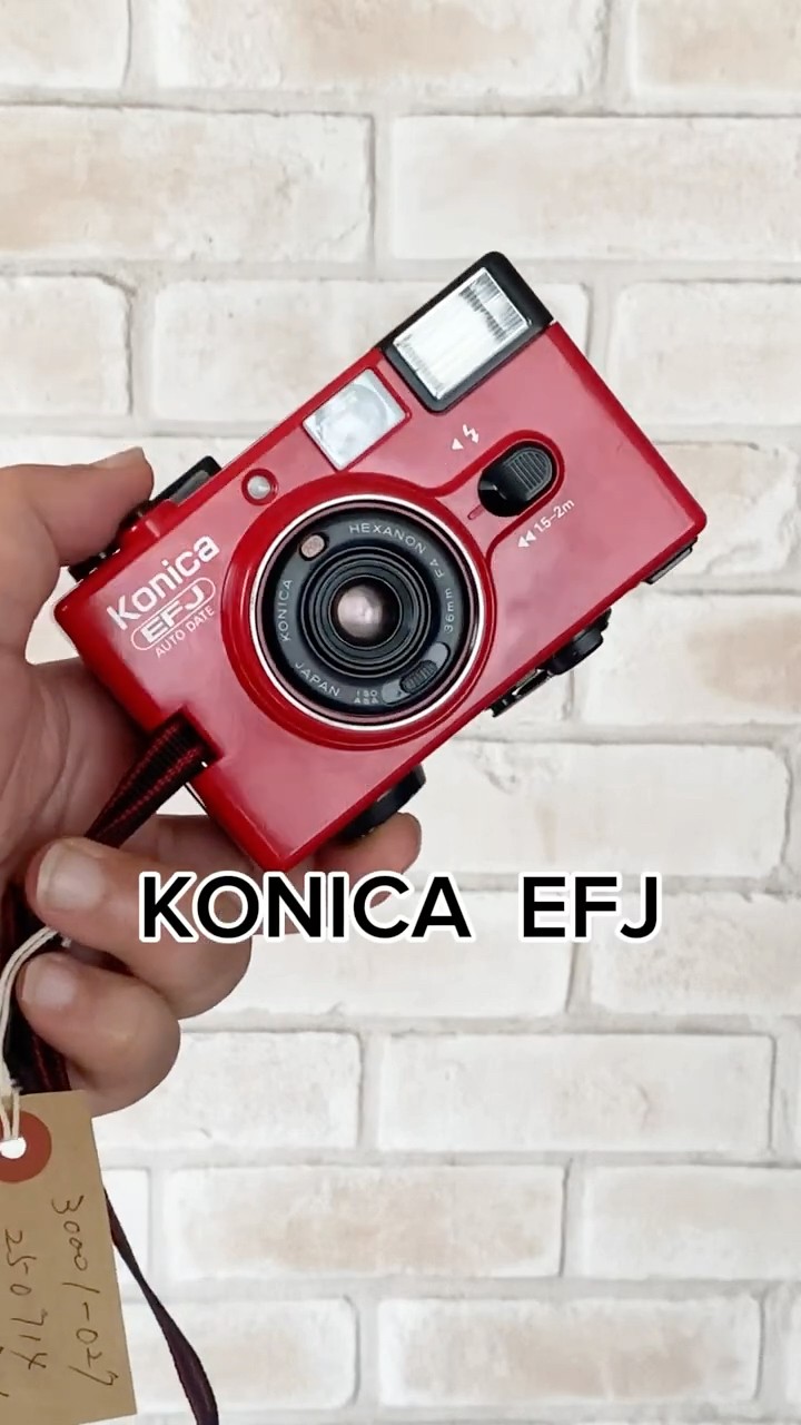 完動品◇極美品【昭和レトロ◆ノスタルジックなエモい写り】名機Konica EFJ フィルムカメラで撮ってみた。KONICA EFJ - YouTube