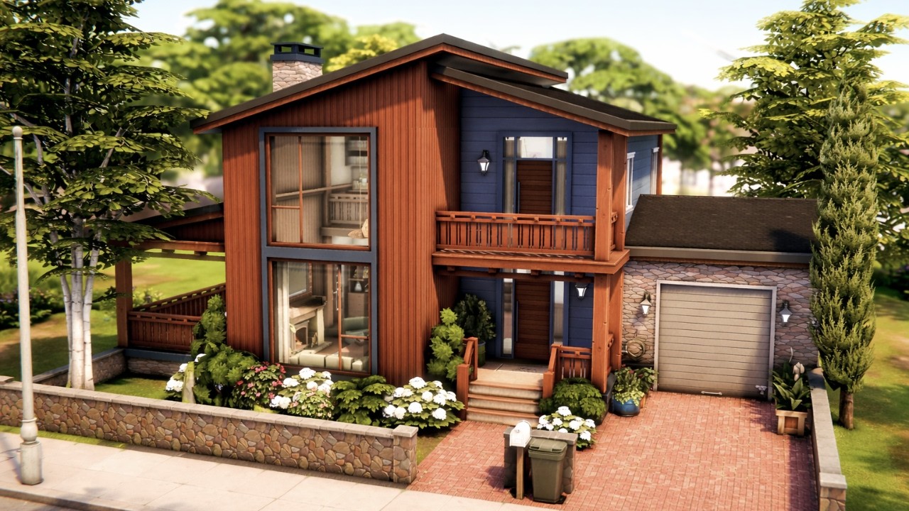 Cozy Family Home 🏡 The Sims 4 Speed Build | No CC - YouTube
