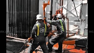 Pulling In Roughnecks  Work #Rig #Ad #Drilling #Oil #Tripping #Pulling