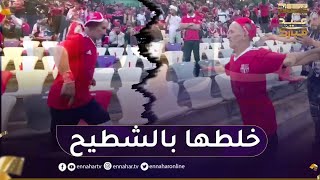 شاهد.. مناصر شباب بلوزداد يصنع الحدث في المدرجات قلبها بـ 