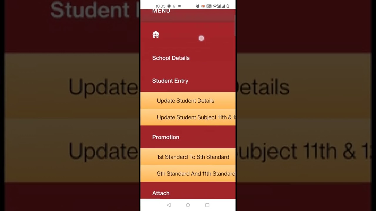 Upload Adhaar card on student portal