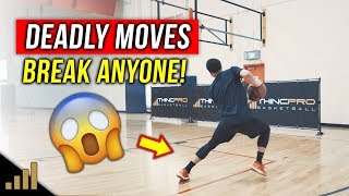 😱How to: DEADLY Basketball Scoring Moves to BREAK Your Defender Down OFF THE DRIBBLE!