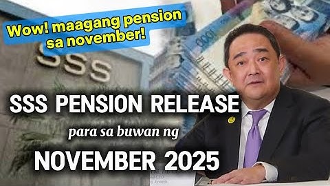 ✅WOW! PEMBEBASAN PENSIUN SSS UNTUK NOVEMBER 2025, SEGERA HADIR!