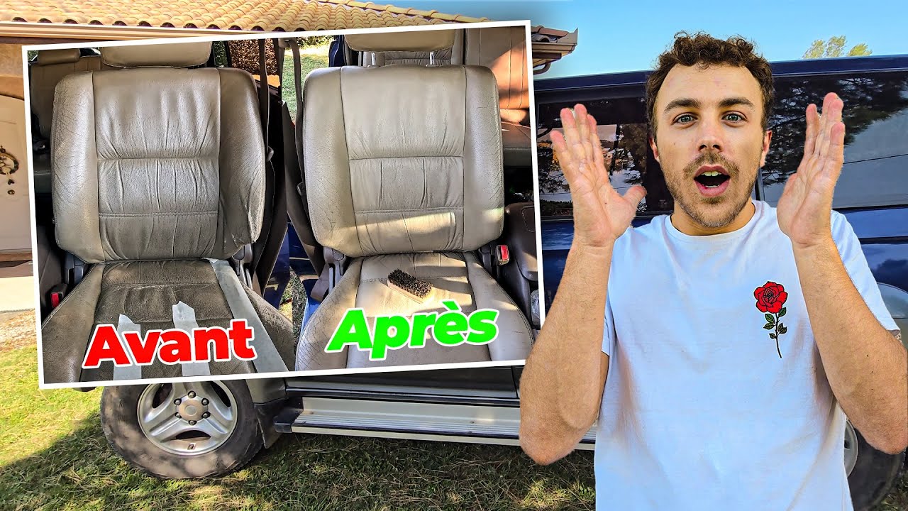 Comment nettoyer tes sièges en cuir facilement !