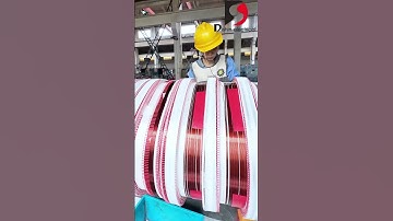 Winding of high voltage coil of 2000kVA dry-type transformer#dishinelectric#power#Drytypetransformer