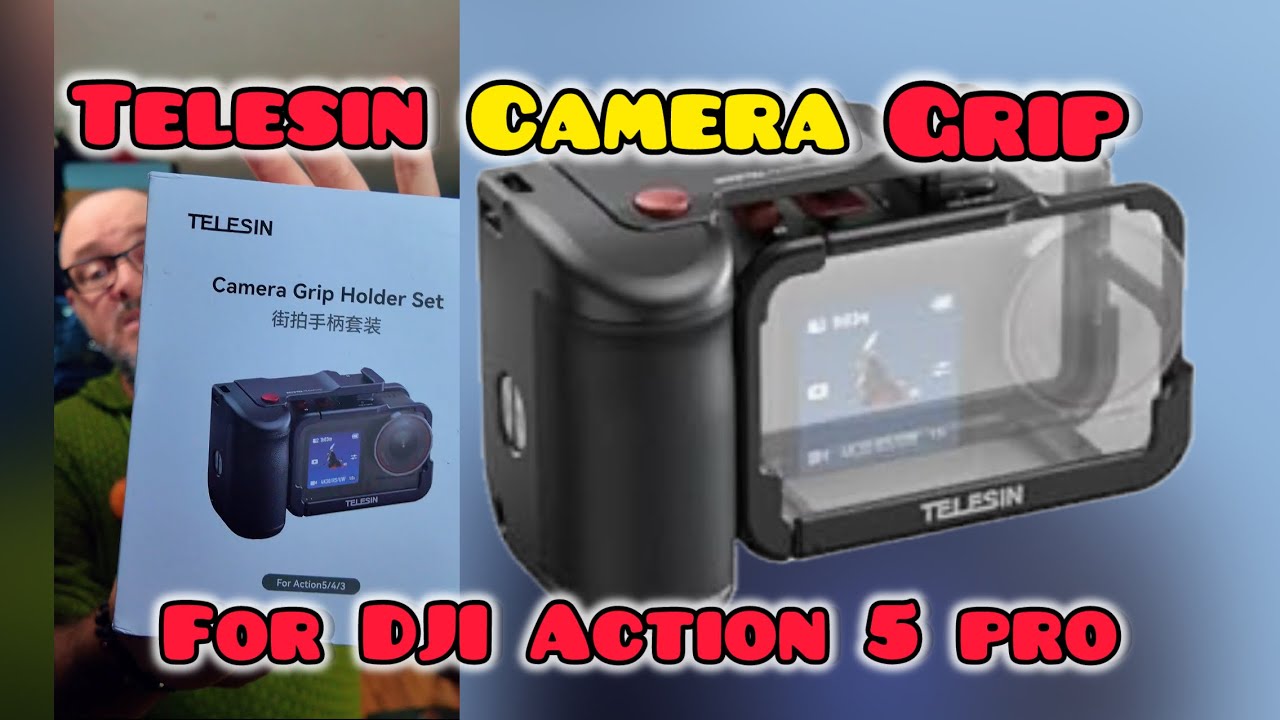 🎥 TELESIN Metal Street Grip Kit for DJI Action 5 Pro | Premium Handheld Setup — Video review, click xem trên YouTube