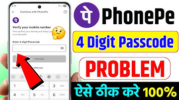 Phonepe enter 4 digit passcode, this verifies your identity and helps you securely log in to phonepe