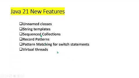 Java 21 New Features | What