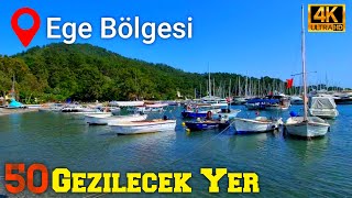 Top 50 Places You Must Visit in The Aegean Region of Turkey -  Izmir, Muğla, Balıkesir, Denizli...