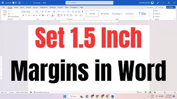 How To Set 1.5 Margins in Word PC & Mac [2023]