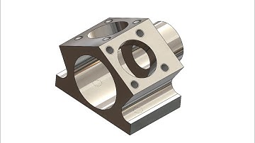 making mini crank case in solidwork