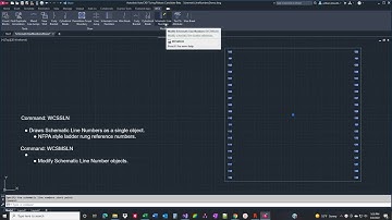 Schematic Line Numbers App Demo for Autodesk AutoCAD Products