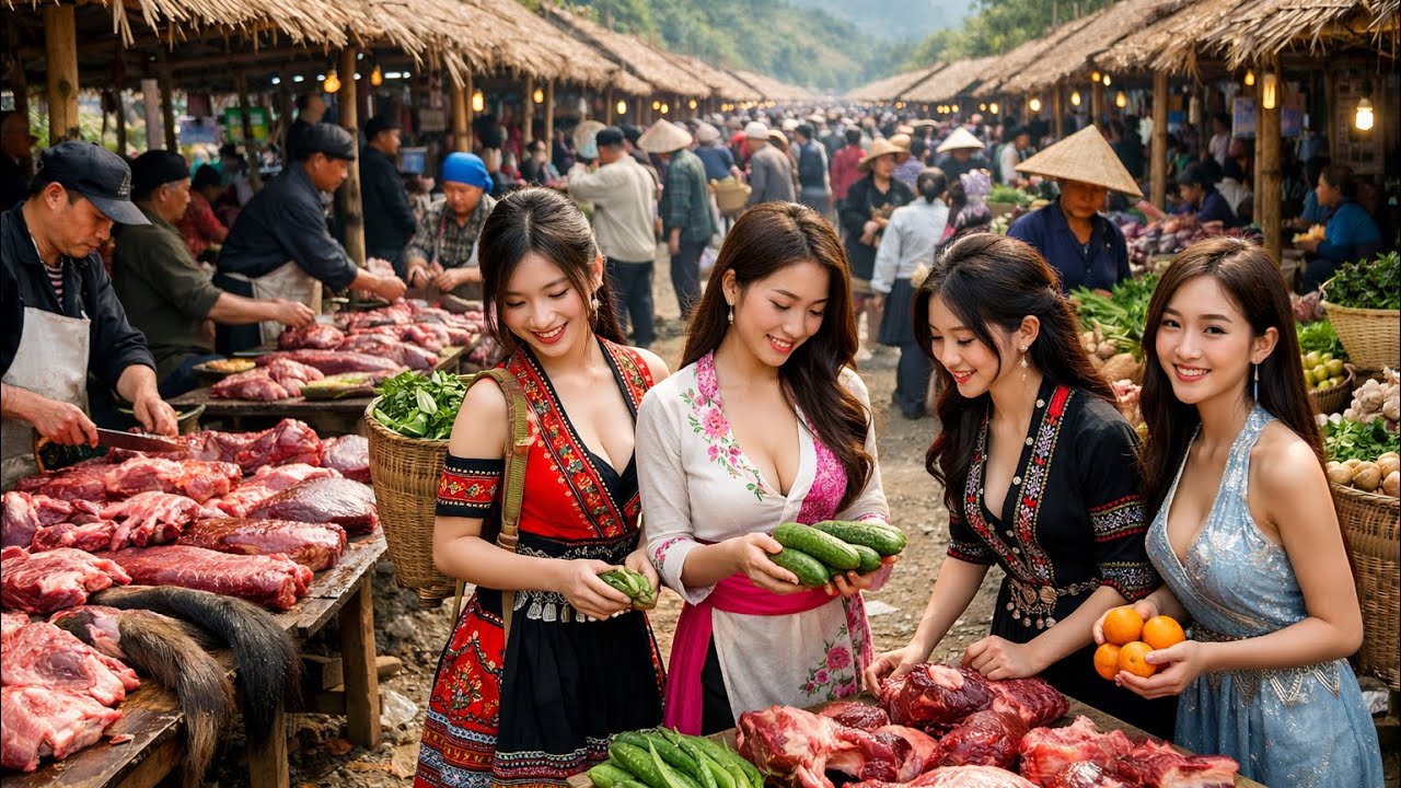 Discover what's special about the Bac Ha Cai market at the end of the year.