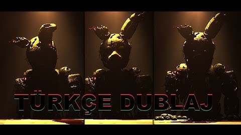 SPRİNGTRAP ROPÖRTAJ (TÜRKÇE DUBLAJ)