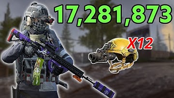 17Million+ Profit Hunting T7 in Farm 80K Night Mode using H416+M995 | ARENA BREAKOUT