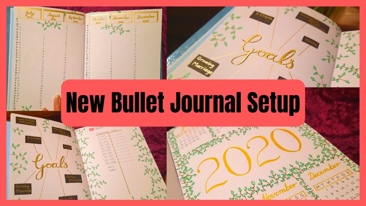 Mid-Year BULLET JOURNAL SETUP 2020 ~ Starting a New Bullet Journal