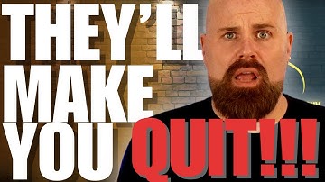 Ze zullen je niet ontslaan, maar ze zullen je wel dwingen om te stoppen