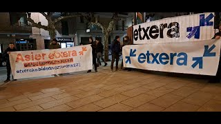 Asier Karrera Etxarriko euskal presoaren espetxeratzea salatzeko manifestazioa otsailaren 24an