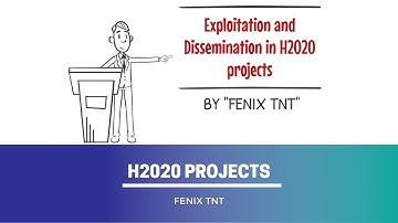 Exploitation and dissemination in H2020 projects I FENIX TNT
