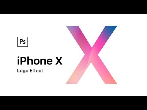 Photoshop Tutorial: Apple iPhone X Logo Effect