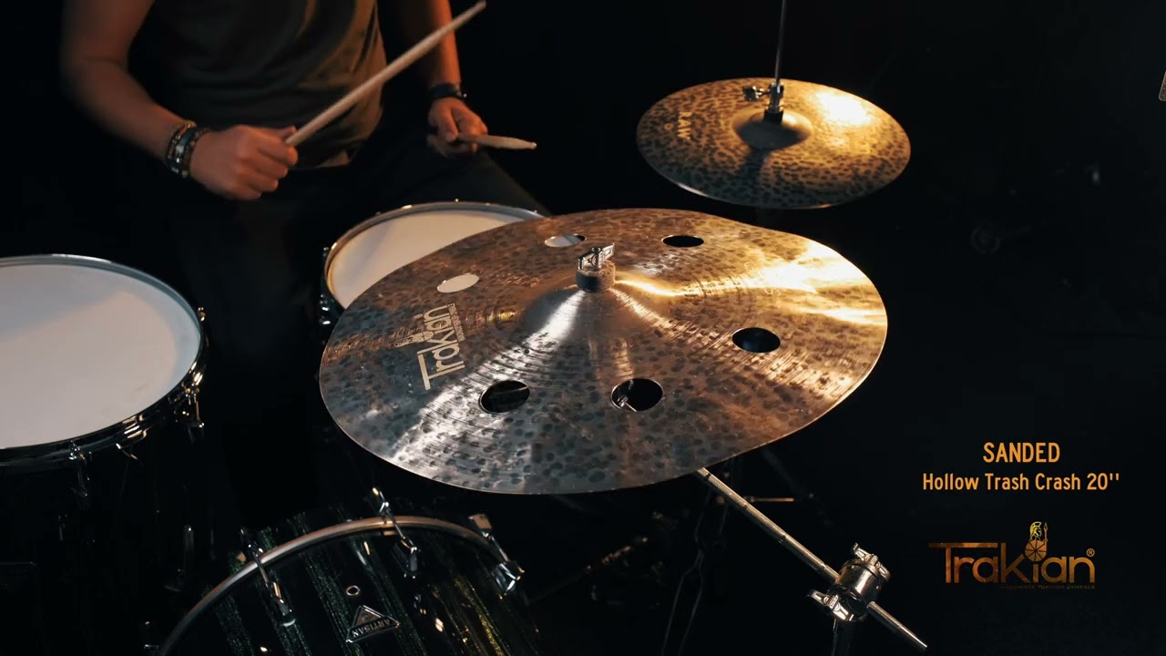 Sanded Hollow Fx Trash Crash - Trakian Cymbals