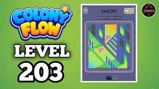 Colony Flow Level 203 Gameplay Walkthrough Solution