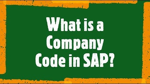 SAP Beginner Tutorial: What is a Company Code in SAP?