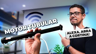 COMO AUTOMATIZAR CORTINA PERSIANA COM ALEXA? (Motor Zemismart)