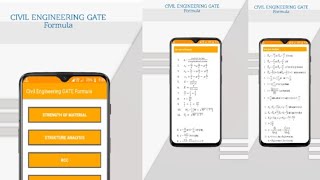 Civil Engineering GATE Formula Application screenshot 4