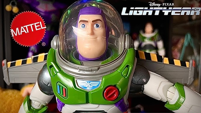  Mattel Disney Pixar Lightyear Talking Action Figure, Jetpack  Adventure Buzz Lightyear 11.5-In Figure with 20+ Sounds, Jetpack and 12  Posable Joints : Toys & Games