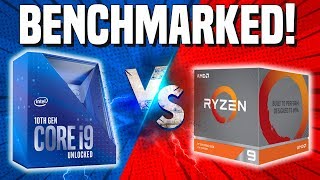 FIRST Intel Core i9-10900K vs Ryzen 9 3900X\/3950X LEAKED BENCHMARKS ARE HERE!