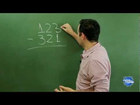 Segredinho da conta de subtração (como fazer conta de matemática)