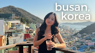 busan travel vlog  live fish market, sky capsules, busan x the sky, gamcheon culture village