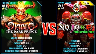 REAL STEEL WRB DIABLO VS NO JOKE New Robots UPDATE (Живая сталь)