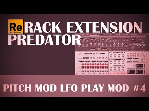 Rack Extension Predator: Pitch Mod LFO Play Mod #4