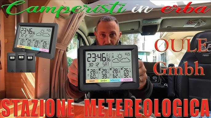 Stazione Meteo con Sensore Esterno e Comandi Touch Trevi ME 3P70 RC